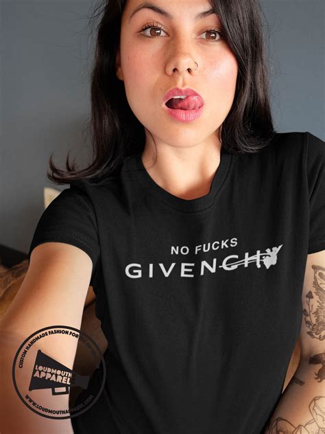 no fucks givenchy tee|Tops .